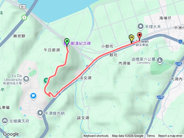 談文車站.鄭漢紀念步道