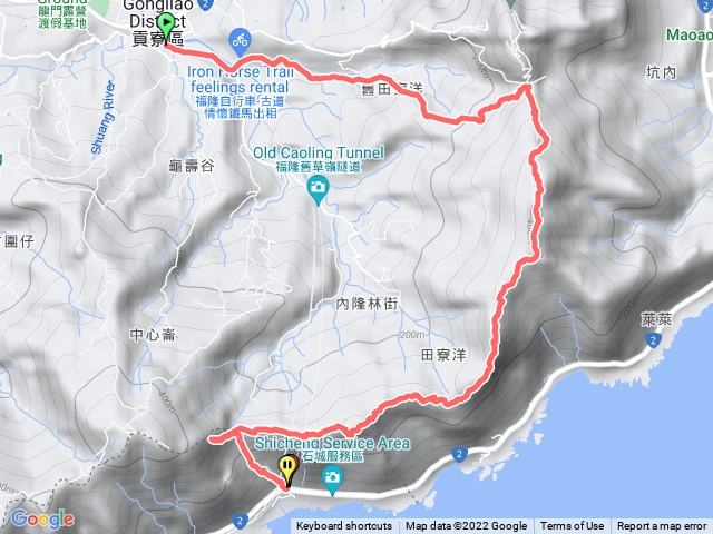 雪山尾棱北段~福隆至石城