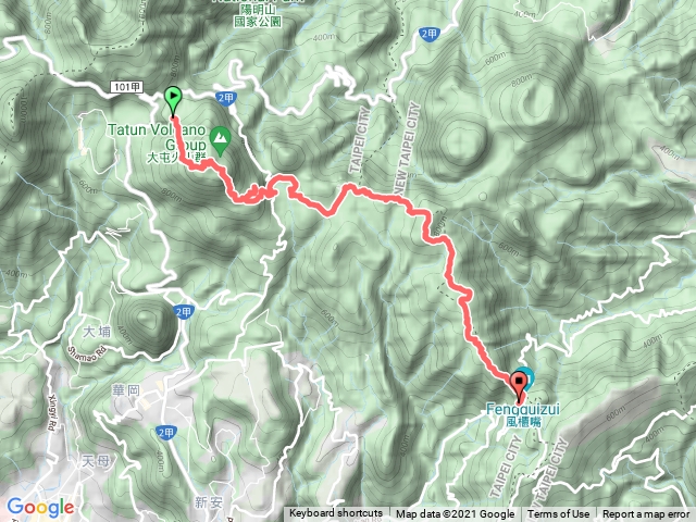 陽明山東段縱走