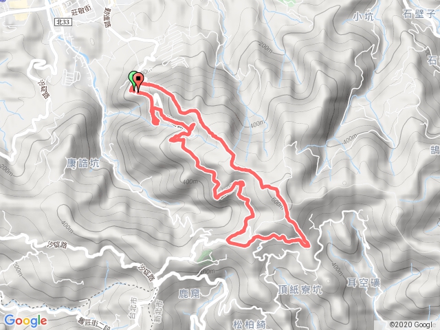 大尖山_四分尾山_九層坪山_紙寮山_秀峰瀑布0型