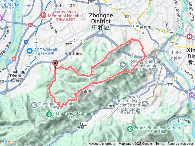 土城假日LSD：大尖山、中和環山、文筆山、太極嶺預覽圖