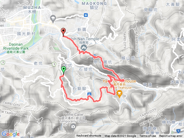 2021年臺北大縱走：尋寶任務臺北大縱走第七段：名門社區公車站至飛龍步道202107311457