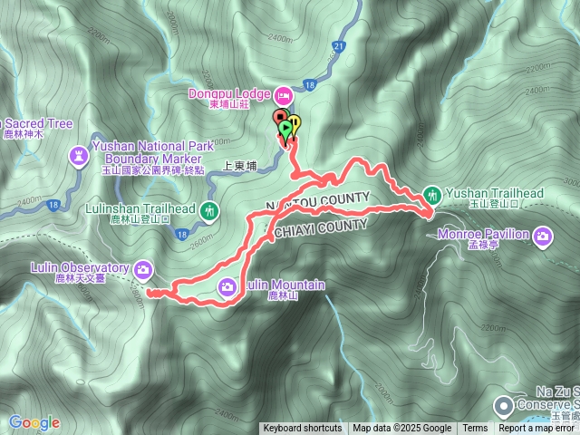 麟趾山-鹿林山-鹿林前山
