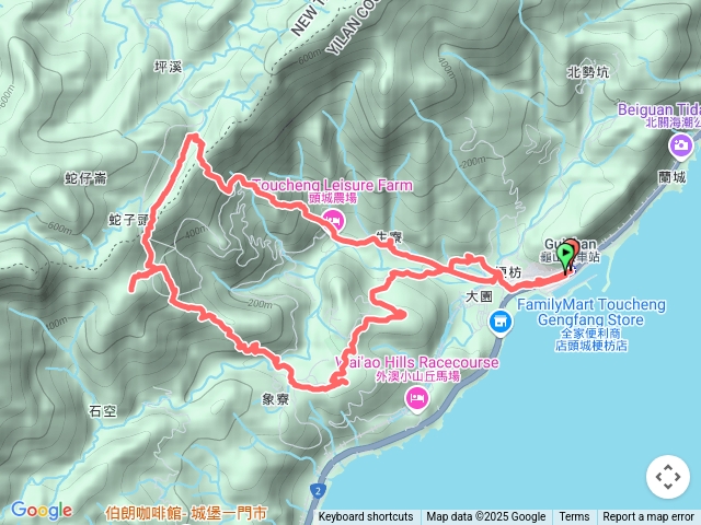 龜山車站、梗枋百年古道(中崙古道、坪溪古道、象寮古道)、石空山、岩藏山、龜山車站O形