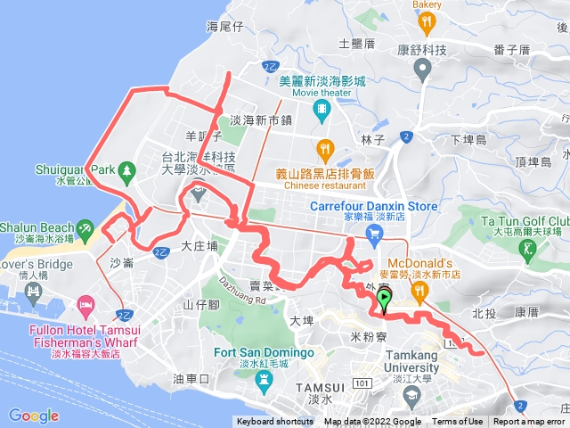 20220521北投子溪櫻花林生態步道-馬偕醫院倡導樂齡步道-金色水岸自行車道