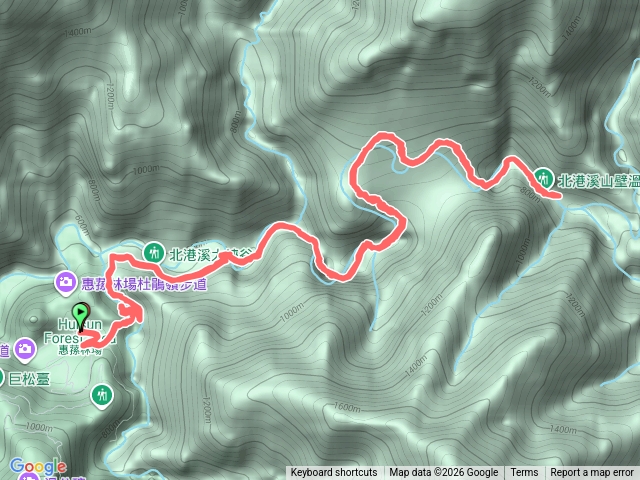 北港溪一線天野泉預覽圖
