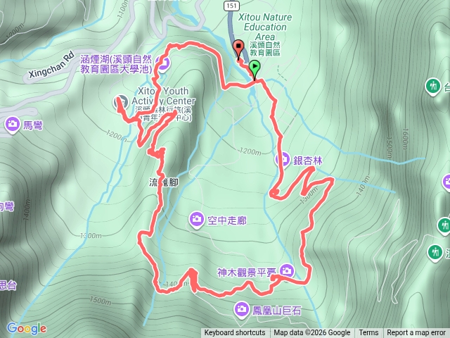 溪頭森林遊樂區樹根步道預覽圖