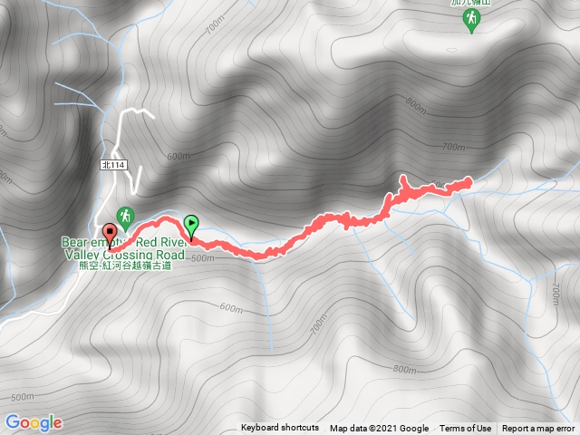 熊空紅河谷越嶺古道