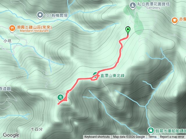 直潭山及直潭山東北峰步道預覽圖