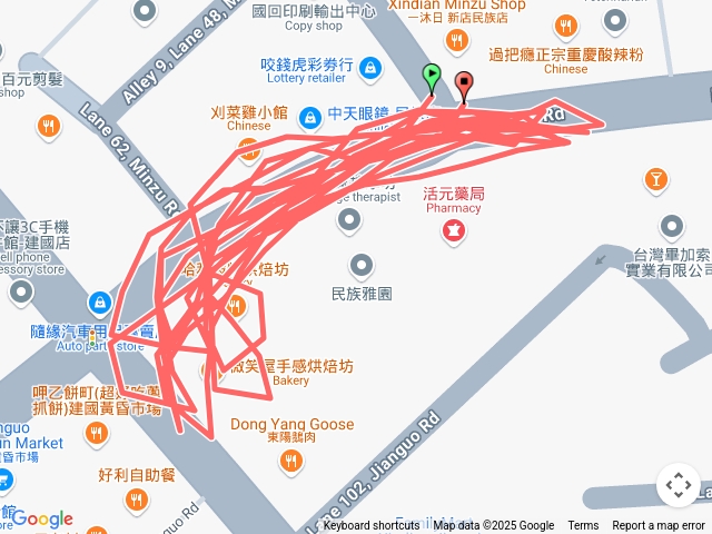 家樓下騎樓走路
