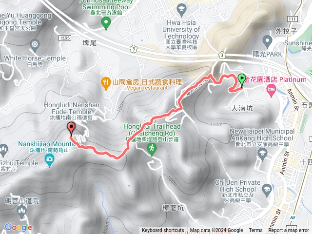 美麗新天地社區到洪爐地福德宮