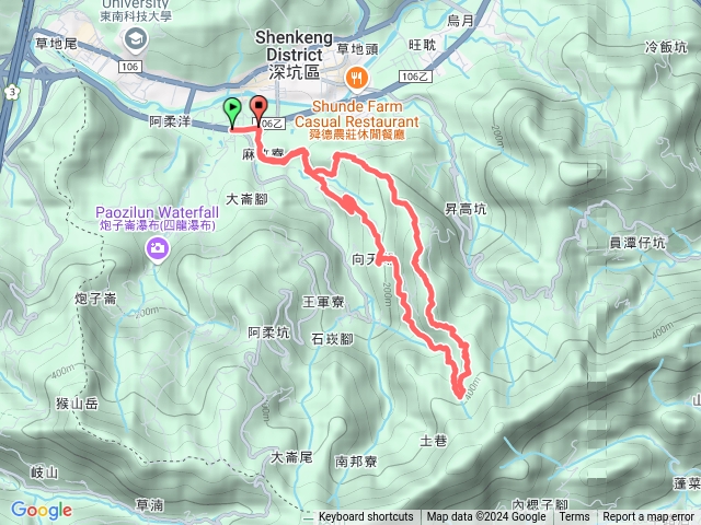 深坑麻竹寮山-昇高坑山-向天湖古道