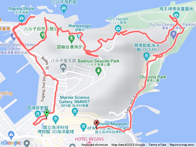 大坪海岸-忘憂谷-80高地-101高地-潮境公園