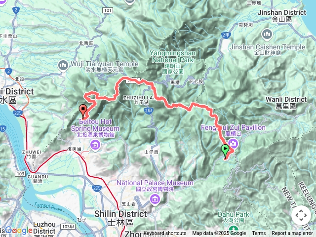 2025-03-01陽明山東西大縱走