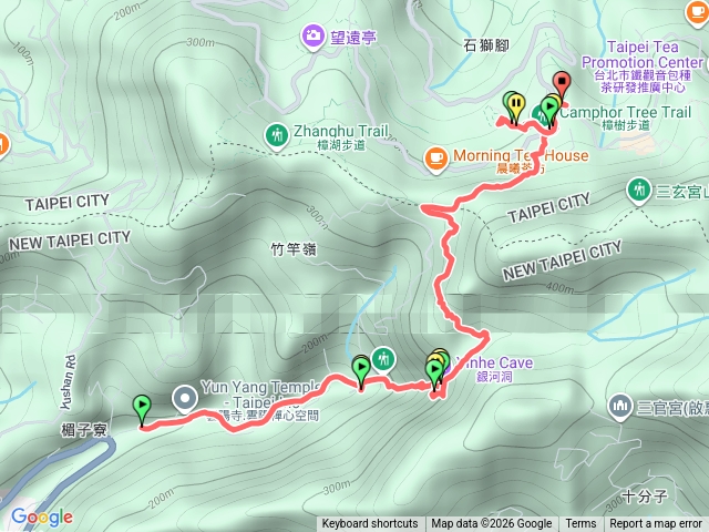 銀河洞越嶺登山步道預覽圖