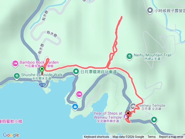 向湖山步道