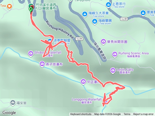 竹坑溪步道-雷音瀑布-龍宮瀑布