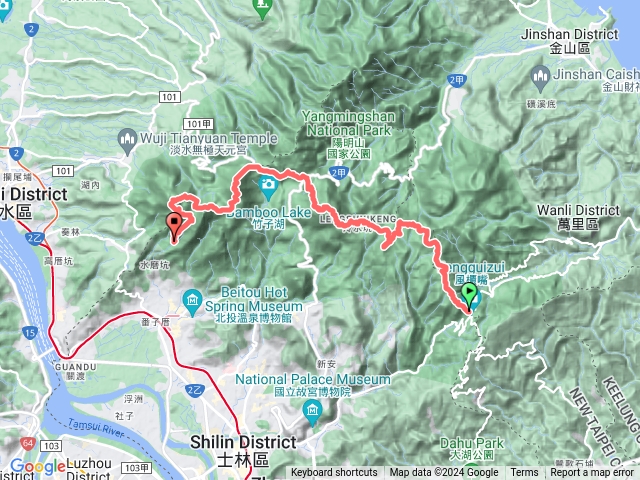 陽明山東西大縱走