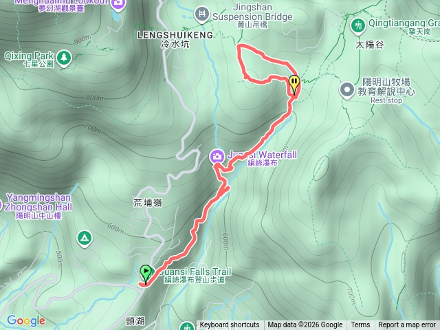 絹絲瀑布雞心崙密區冷水坑預覽圖