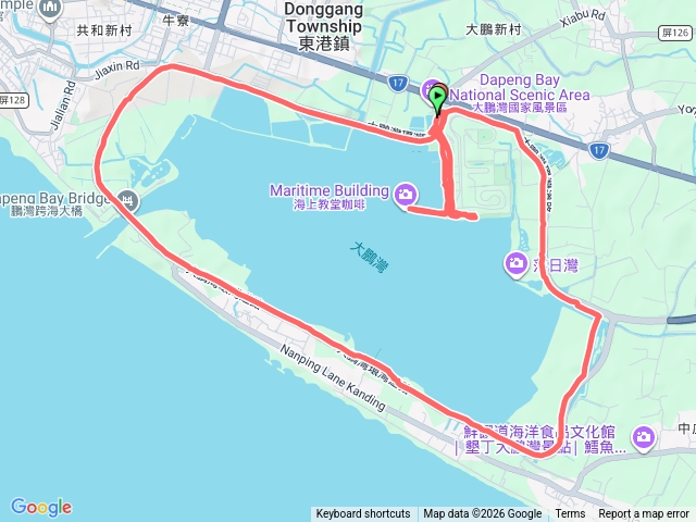 大鵬灣環灣路跑