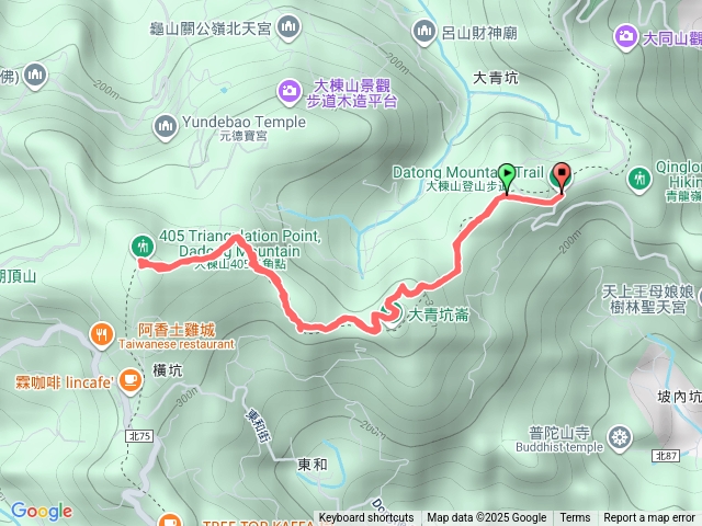 大棟山登山步道