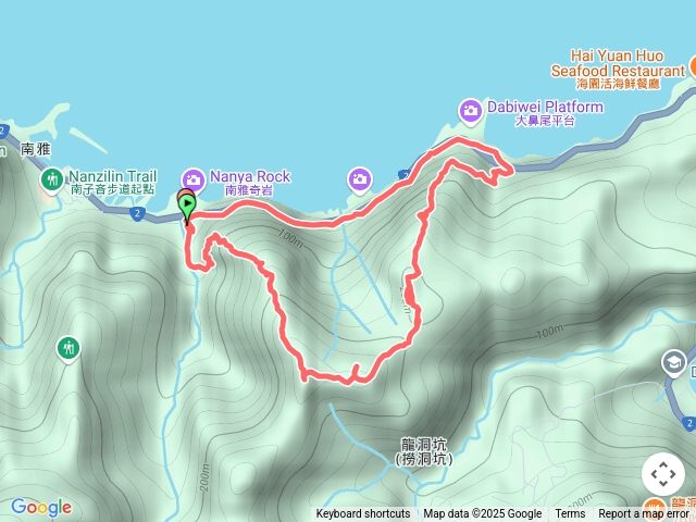石梯坑上8.5稜-門牙岩-83.1k下