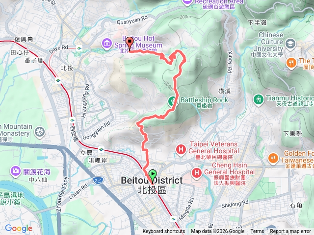 2026-02-11陽明交大-唭哩岸山-軍艦岩-260峰-陽明山第一公墓-善光寺-北投公園預覽圖