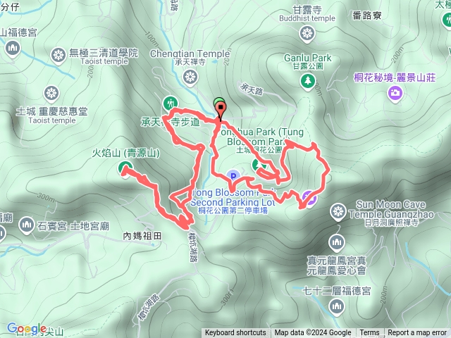 土城天上山火焰山