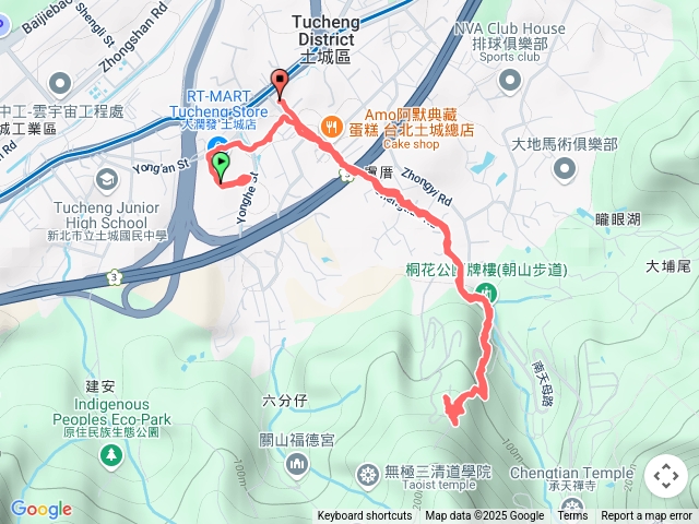 土城探尋石壁寮山,只到山崙高點未到基點峰