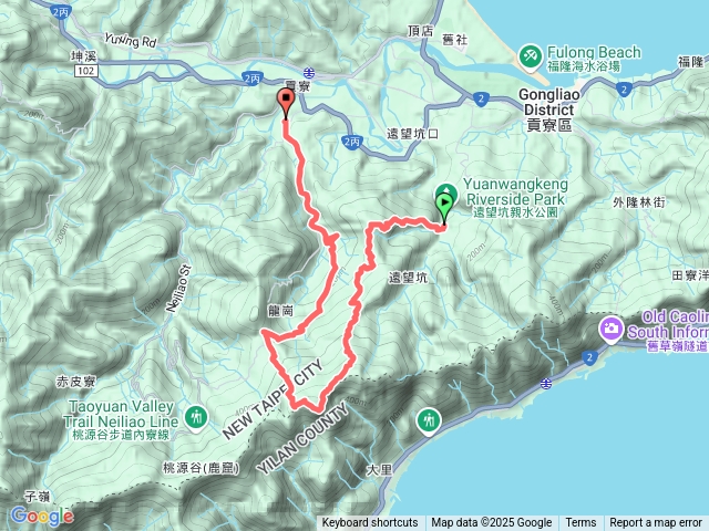 20250802六六登山隊貢寮遠望坑山灣坑頭山O形