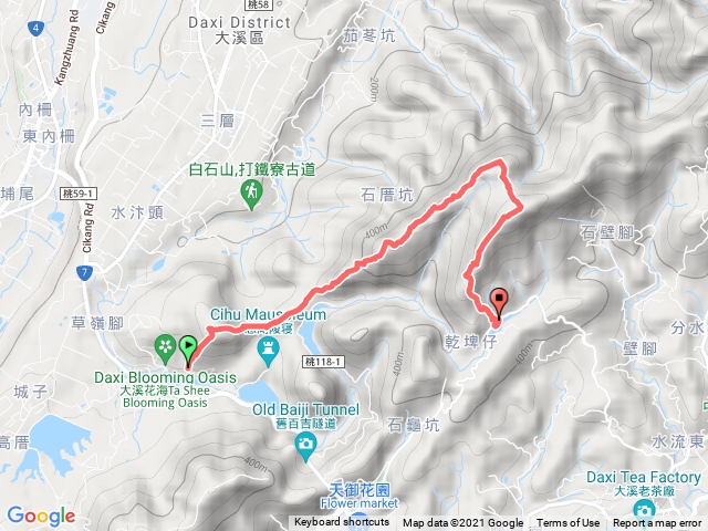 草嶺山➡️石厝坑山➡️白石山