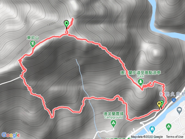 德芙蘭接東南稜上東卯山小O型