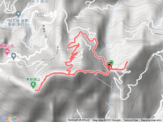 20211009 新店平廣山鹿鵠崙猴洞尖縱走小坑三路下