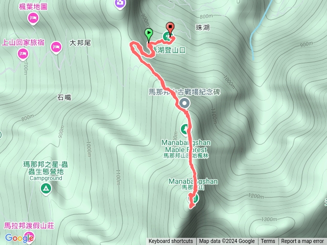 馬那邦山珠湖登山口預覽圖