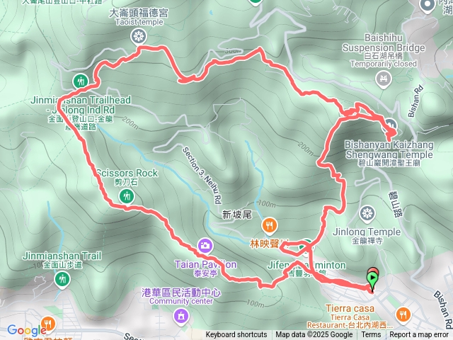 2025.01.31金瑞治水園區~忠勇山親山步道~碧山巖~忠勇山~論劍山~剪刀石~金面山O行