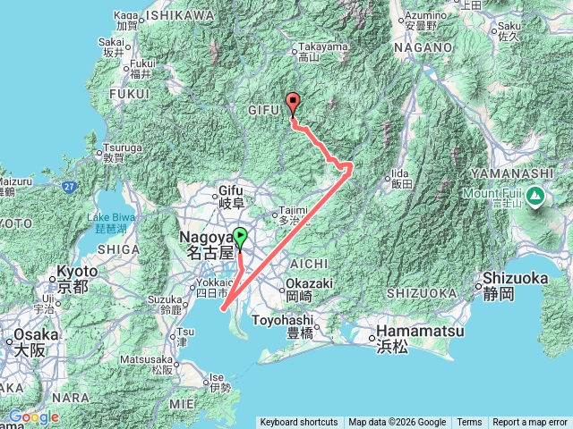 第一天 員工旅遊日本馬龍宿、妻龍宿、下呂溫泉