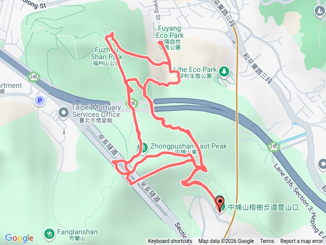 中埔山大小圈復健行