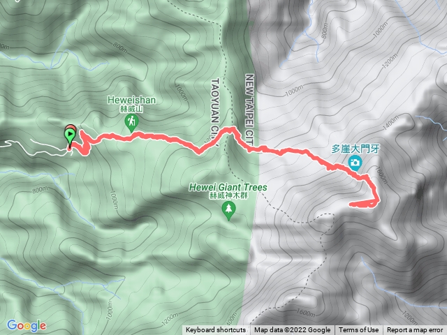 北插天山多崖線 瑪姬