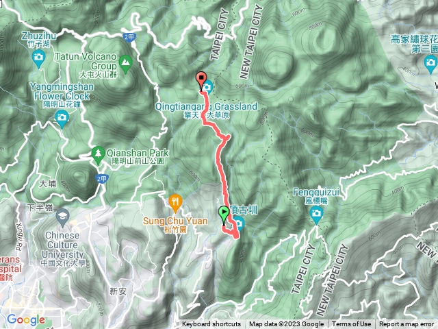 清風亭瑪礁古道擎天崗