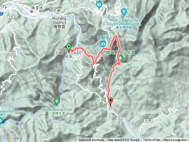 猴筒車站 後凹古道 金字碑 貂山古道  牡丹山牡丹車站