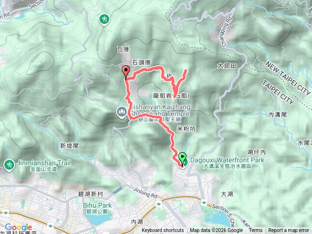 大溝溪至開眼山