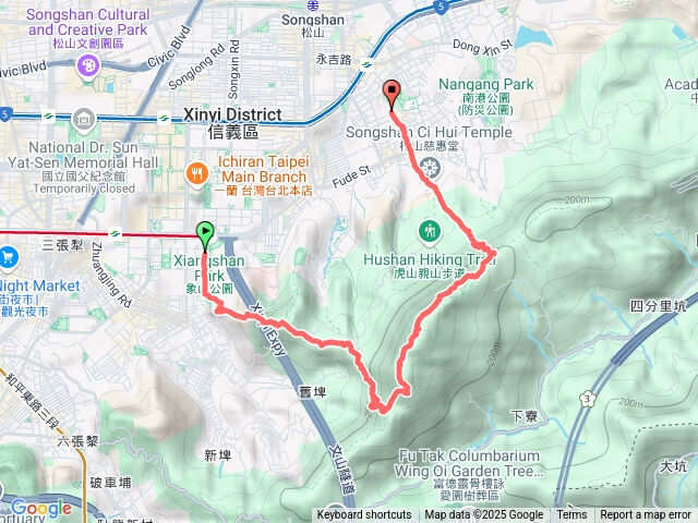 象山姆指山南港山九五峰