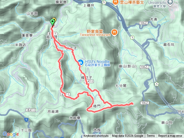 月扇湖山、獵狸尖預覽圖