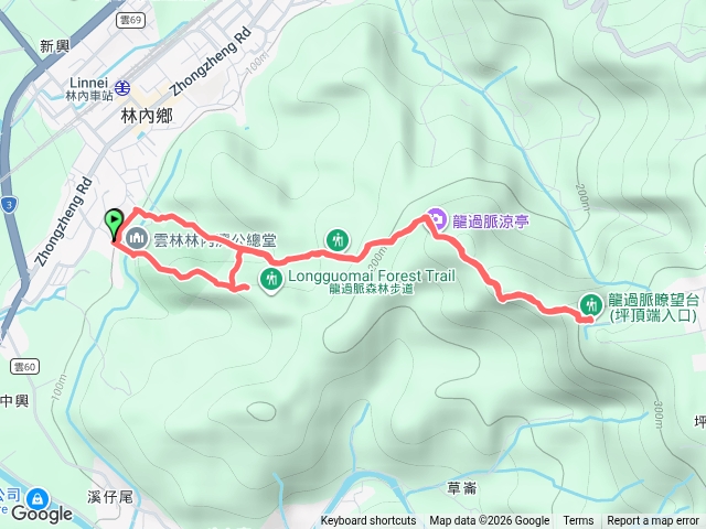 林內龍過脈森林步道預覽圖