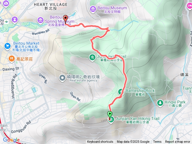 北投二大岩場 軍艦岩 熱海岩