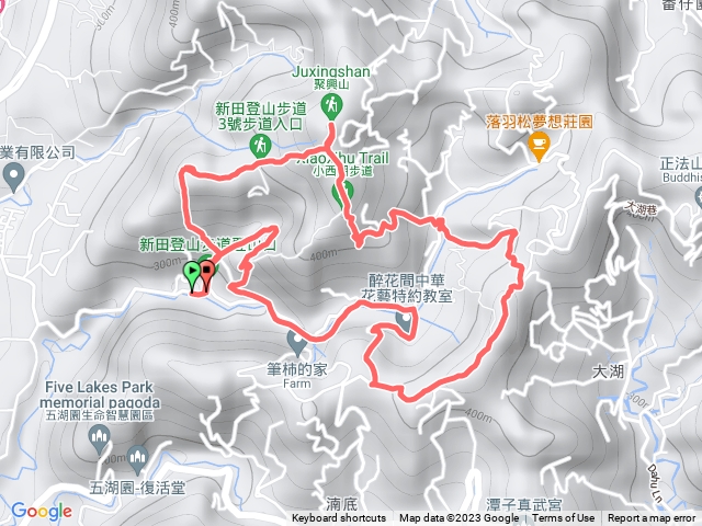 聚興山、大胡山