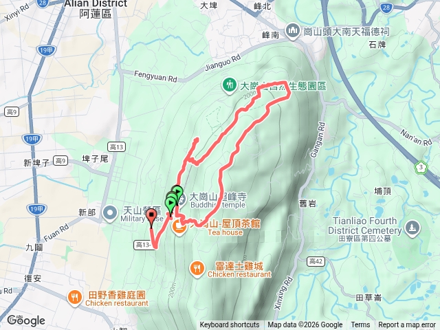 大崗山一線天