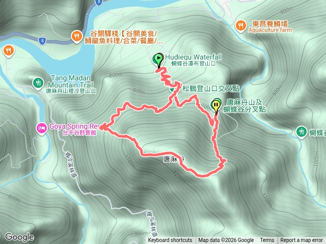 谷關七雄唐麻丹山-松鶴登山口預覽圖