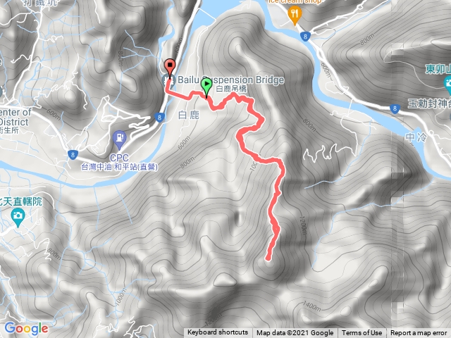 1101106 白毛山登山步道