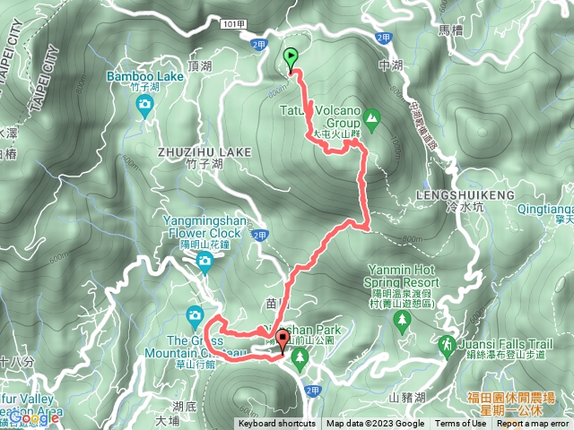 苗圃-小油坑-七星山主峰